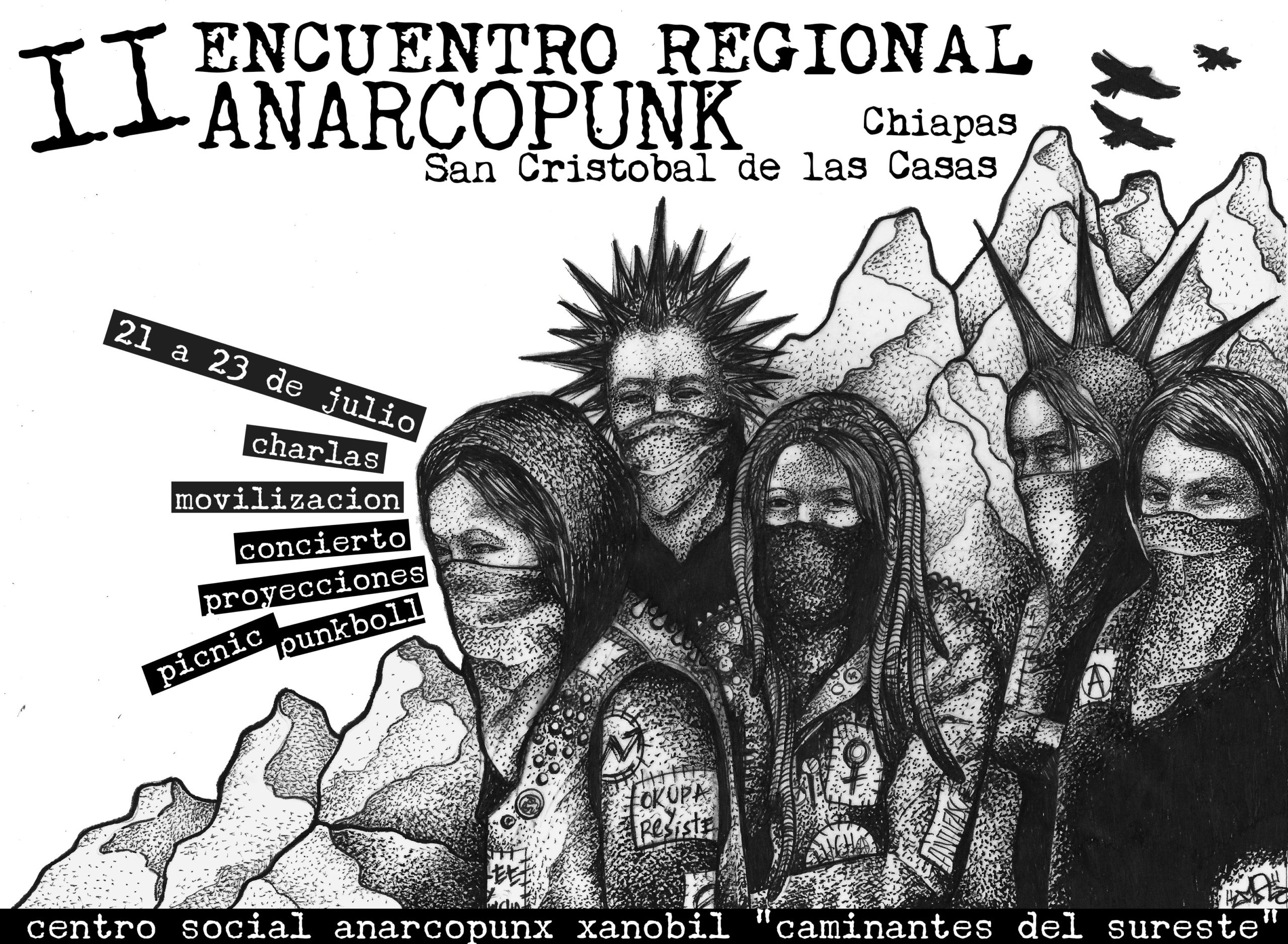 [México] II Encontro Regional Anarcopunk
