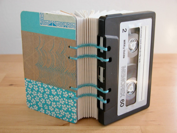 Vídeo-Aula DIY | Fazendo um livro com capa de fita cassete