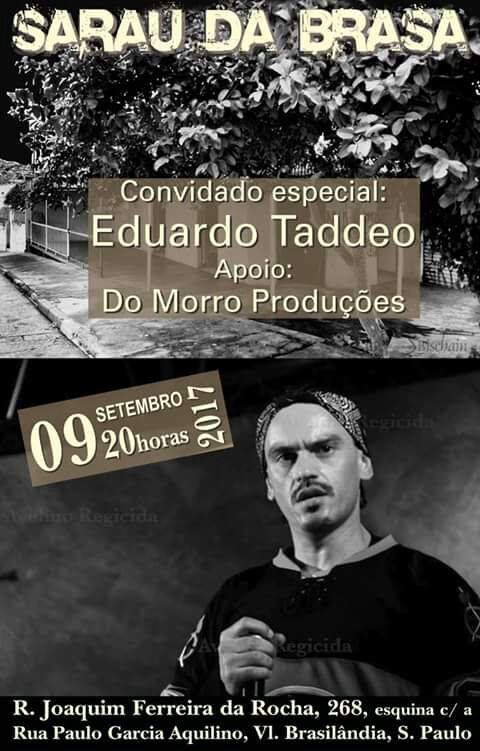 [SP] Sarau da Brasa + Eduardo Taddeo